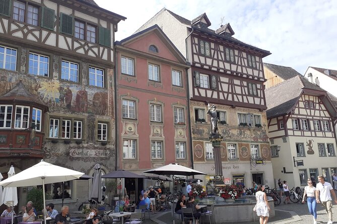 Day tour Rhine Falls from Schaffhausen with Stein am Rhein and a visit to Constance - Optional art and literature detours: Haus Dix and Hermann Hesse in Gaienhofen