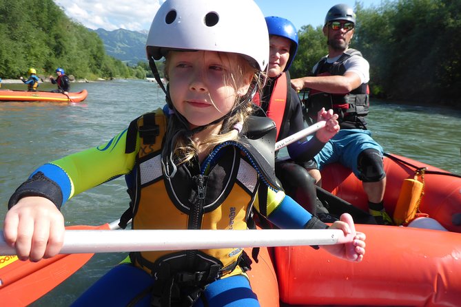 Family rafting Iller - white water rafting level 1 - Getting To the River Start: Bihlerdorf Near Sonthofen