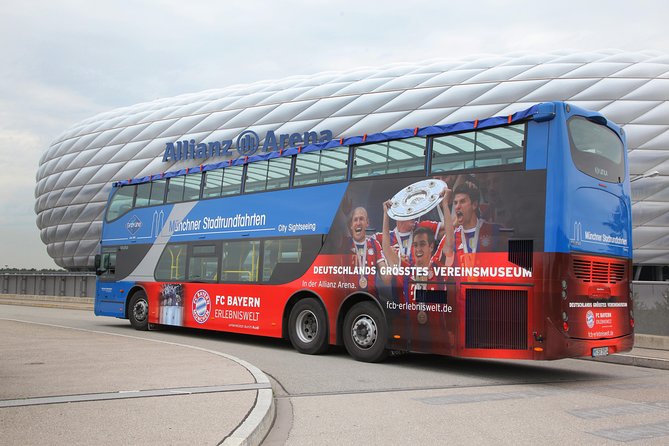 FC Bayern Munich Allianz Arena Tour and Panoramic Munich Tour - Allianz Arena Tour: Behind the Scenes, Color-Changing Panels, and the Steps