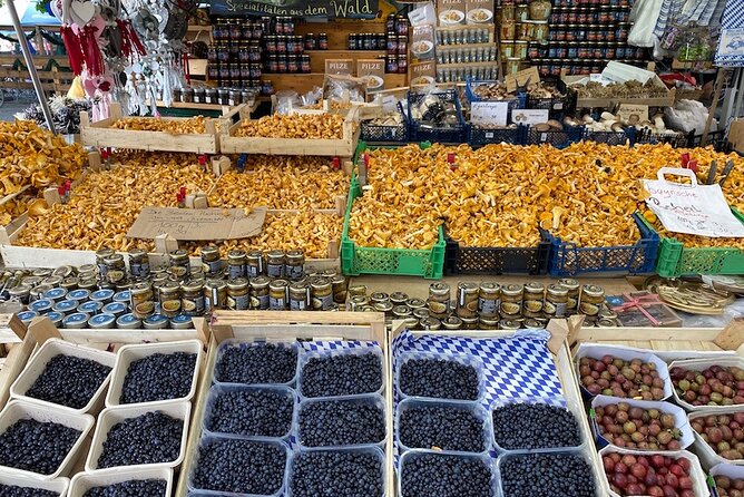 Munich 2 Hour Food Power Tour - Another Viktualienmarkt return: more stalls, more flavor comparisons