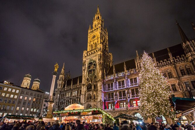 Munich Christmas Market Small Group Tour with Gingerbread Heart - Marienplatz: Christmas Tree Views and the Wine Market Feel
