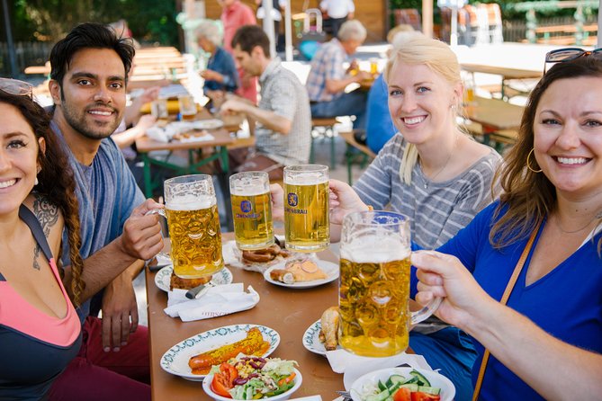 Munich City Bike Tour + Beer Garden Lunch Stop - Government Buildings and Major Squares: Odeonsplatz and Friends