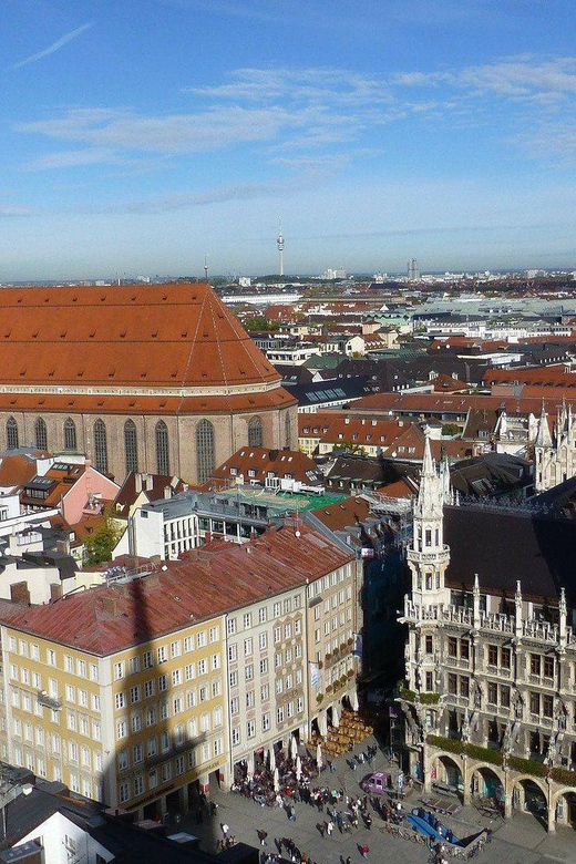 Munich Private Walking Tour with the BMW Museum and BMW Welt - St. Peter’s Church and Frauenkirche: old stone plus legend
