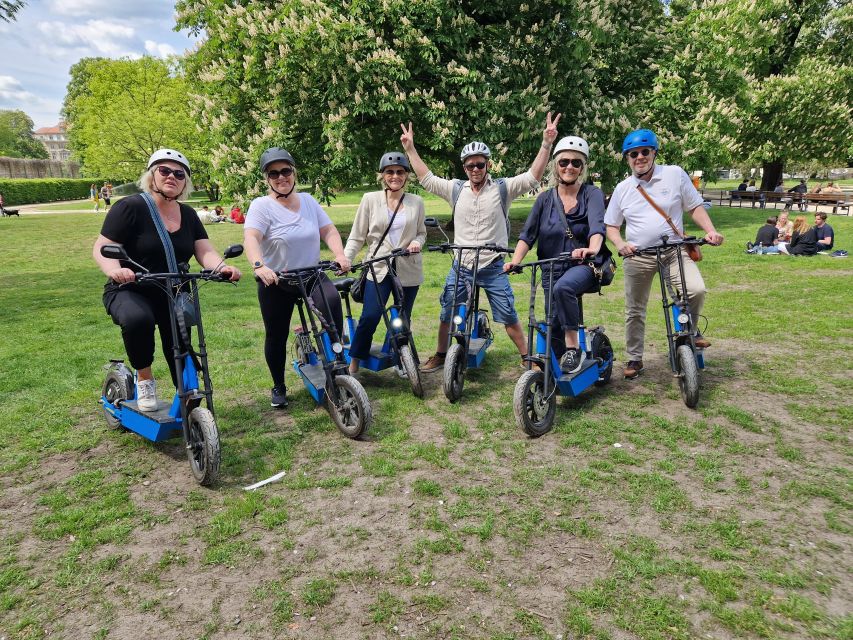 Munich: Top Sights Guided E-Scooter Tour - Englischer Garten Highlights: Friedensengel, Chinesischer Turm, Biergarten Atmosphere, and Eisbachsurfer
