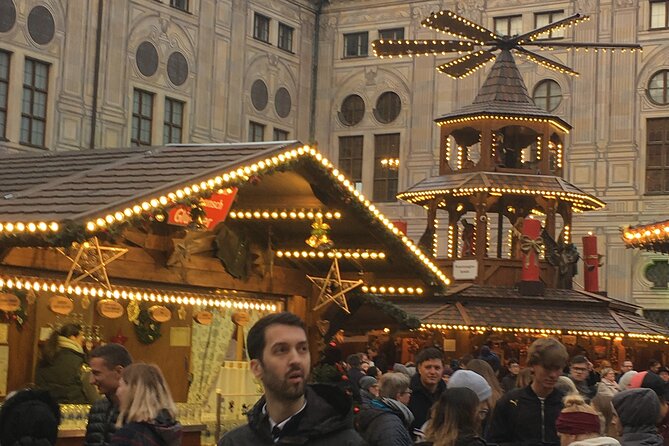 Original Munich Christmas Market Tour with Festive Wine and Food - Odeonsplatz: Residence Courtyard Energy and Medieval-Style Mulled Wine