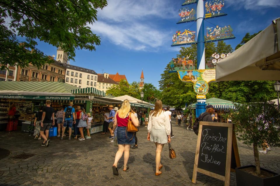 Short & sweet: Tasting the Viktualienmarkt - Your Included Water and the Right Tempo