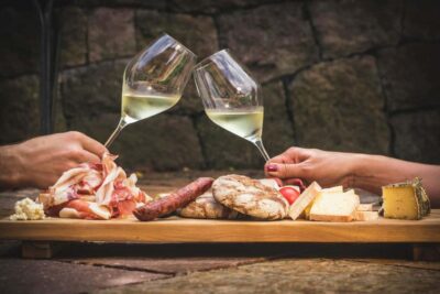 South Tyrolean specialties and wine tasting - The Wine List: Gewürztraminer, Pinot Blanc, Lagrein, Vernatsch (Plus Rose)