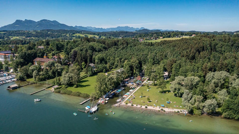Stand Up Paddling at lake Chiemsee - Weather reality: what happens if the water is not right